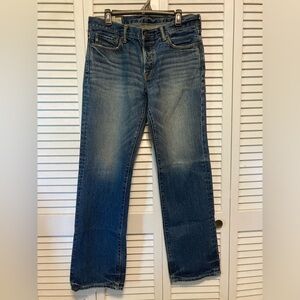 Abercrombie & Fitch Men's Straight Jeans Blue